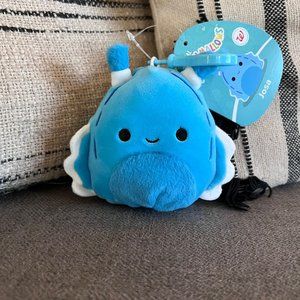 NWT Josa the Sea Slug Squishmallows Clip 3”